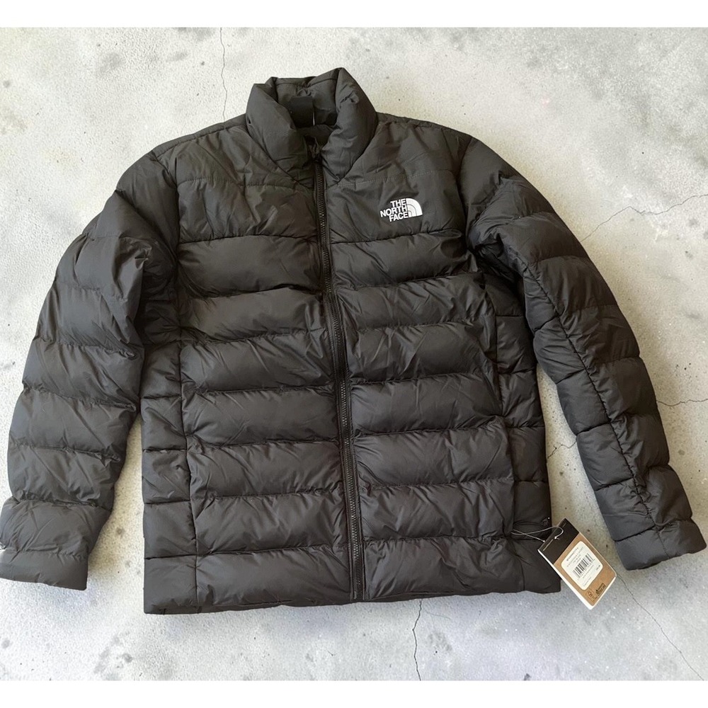 The North Face Aconcagua 3 Down Puffer Jacket Men's Medium TNF Black NWT $220